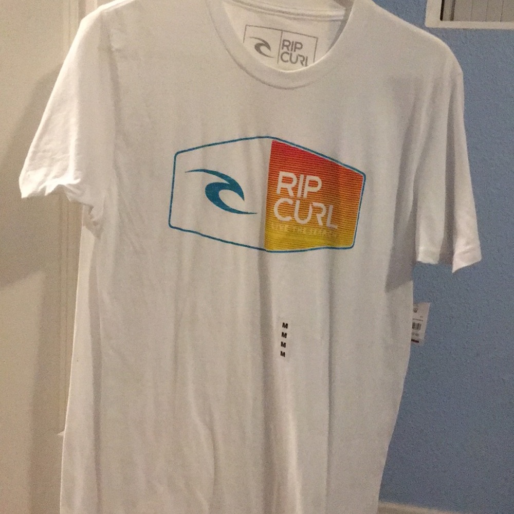 White Rip Curl  t-shirt
